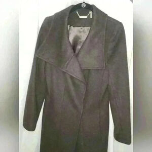 Trina Turk Pea coat Brown Long Size 0